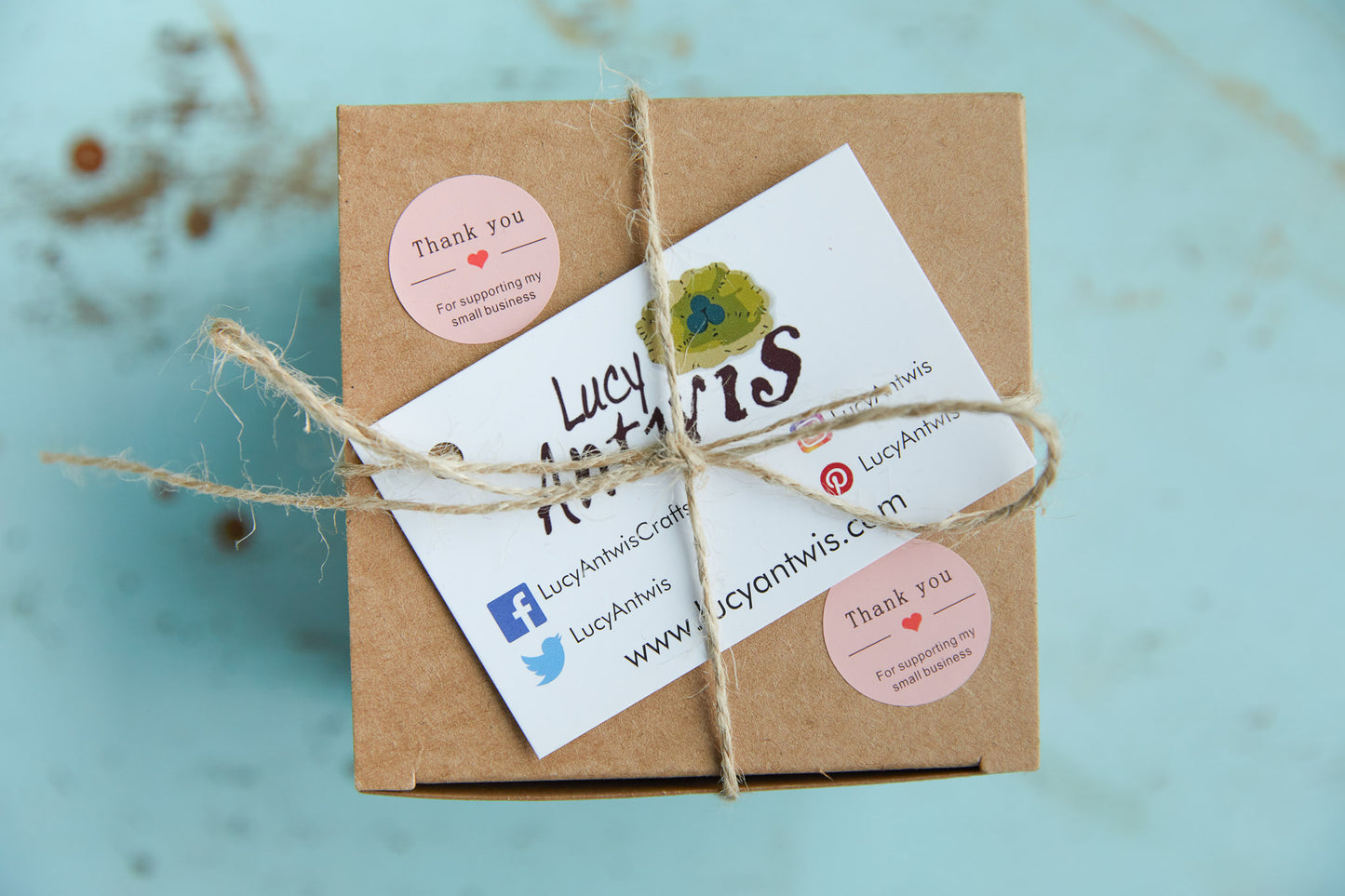 Pressed lavender tea light holders