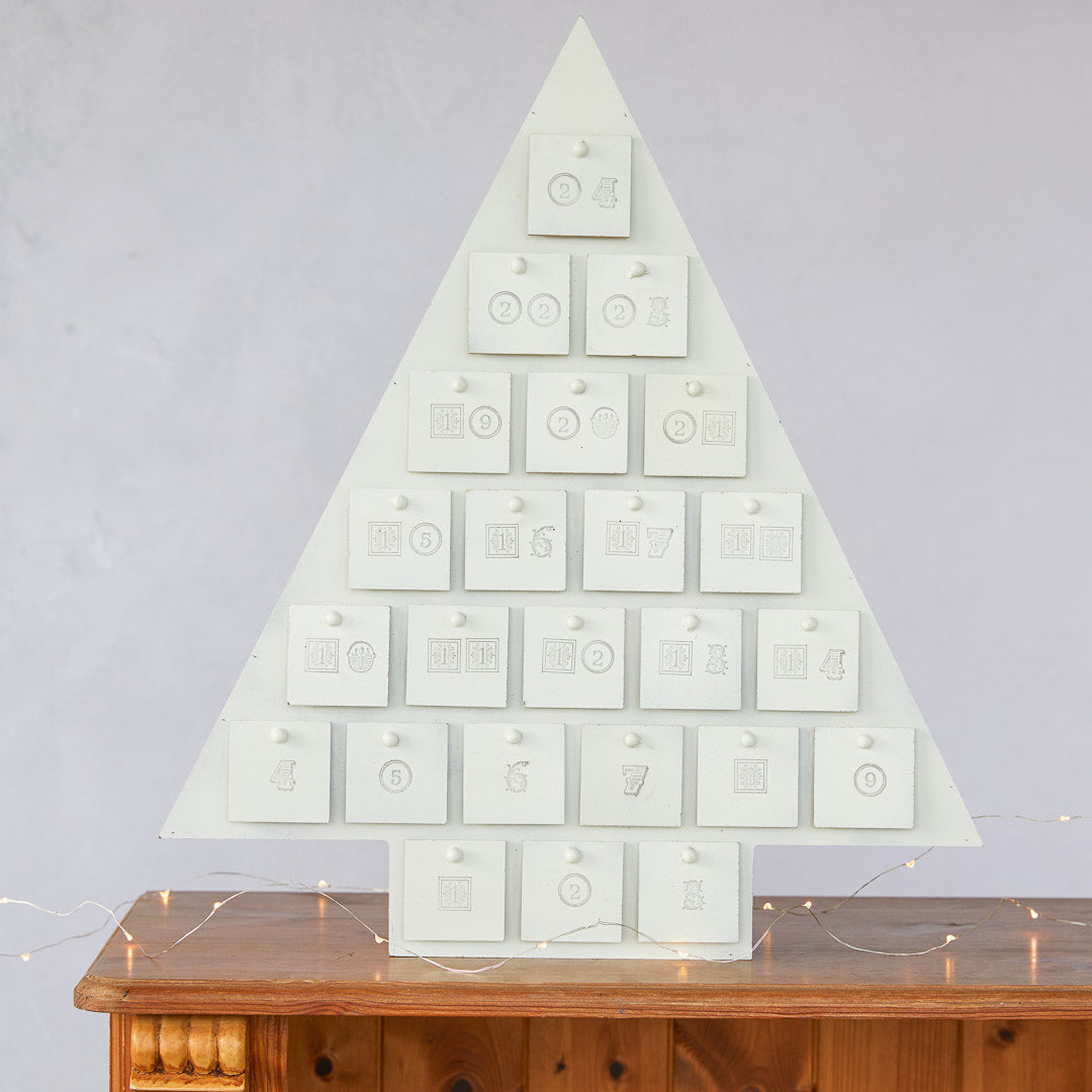 Wooden advent calendar