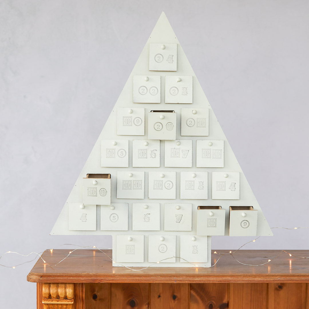 Wooden advent calendar