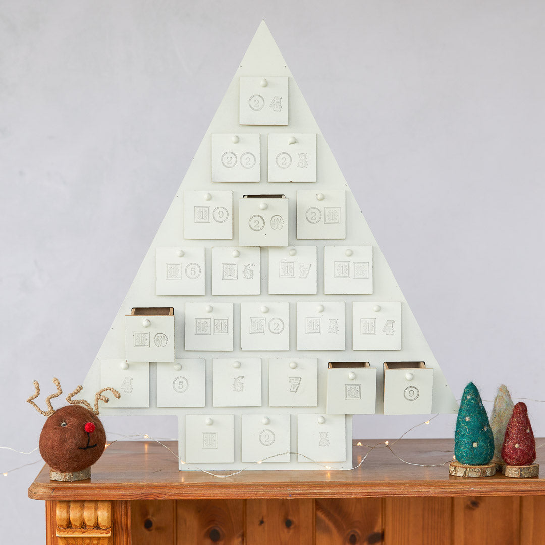 Wooden advent calendar