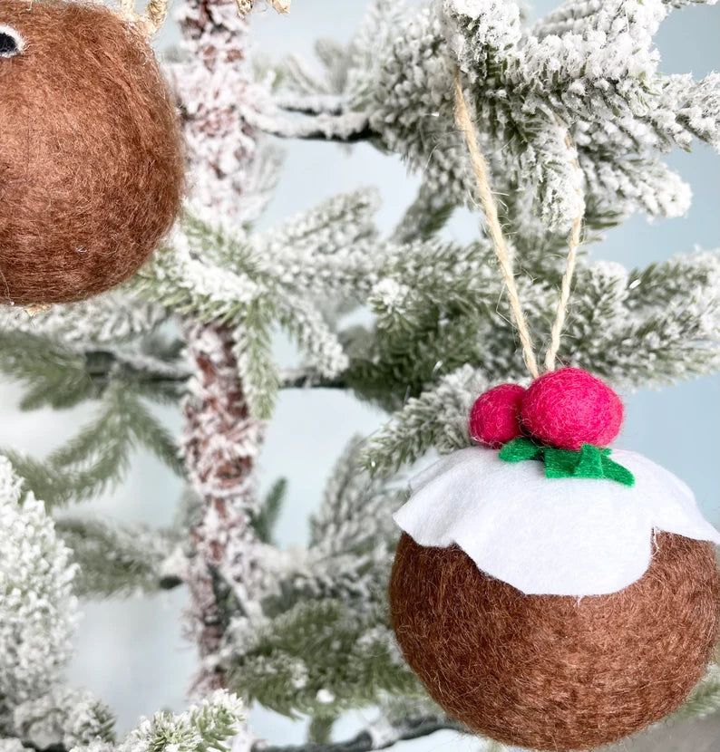 Christmas pudding bauble