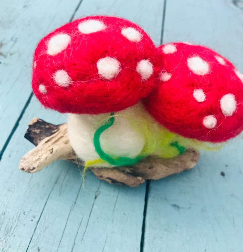Mushroom ornament