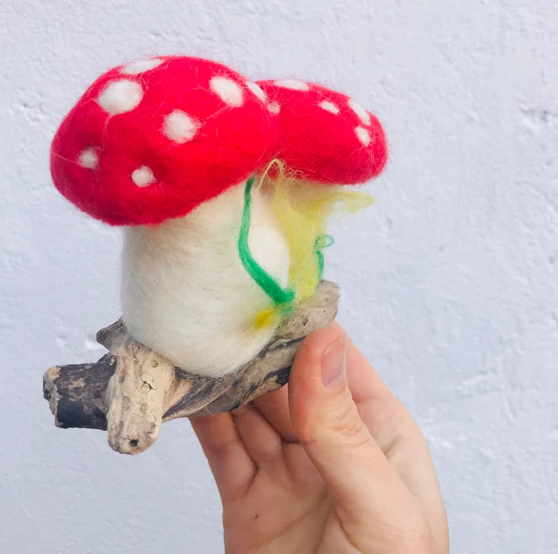 Mushroom ornament