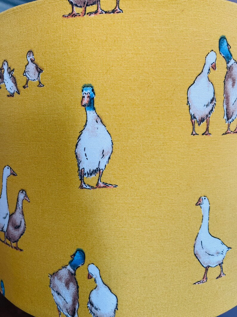 Duck lampshade, nursery decor, duckling lampshade