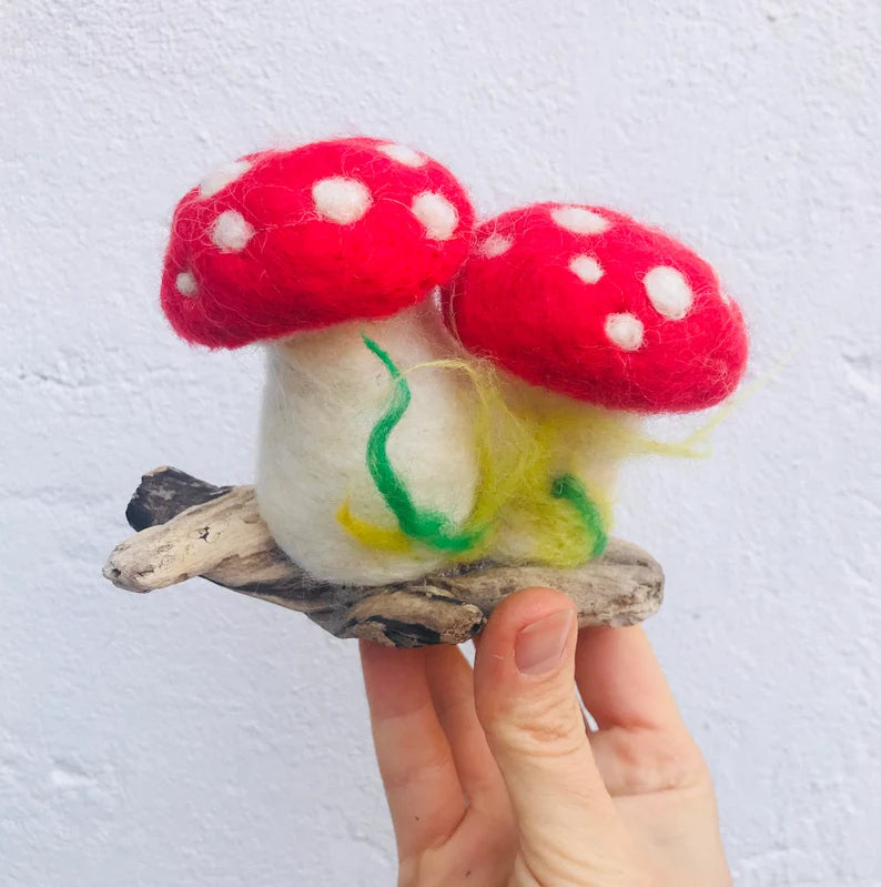 Mushroom ornament