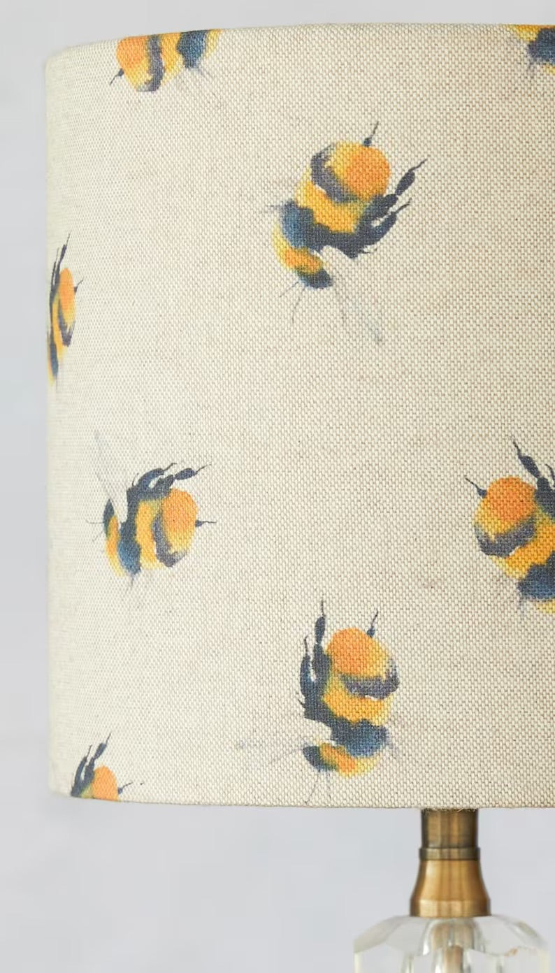 Bumblebee lampshade, bee light, bee lamp, honey bee light, honey bee lampshade