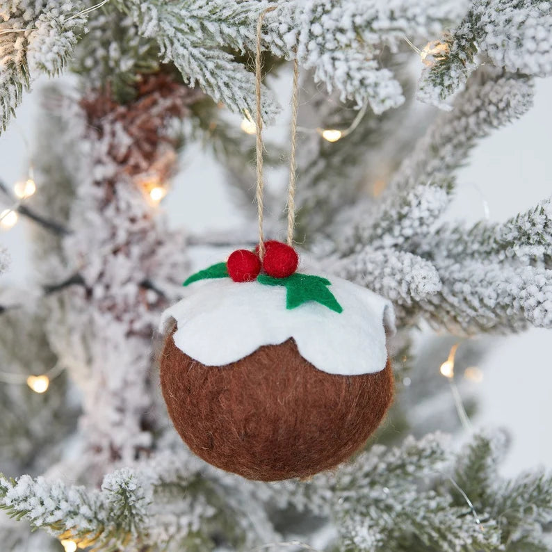 Christmas pudding bauble