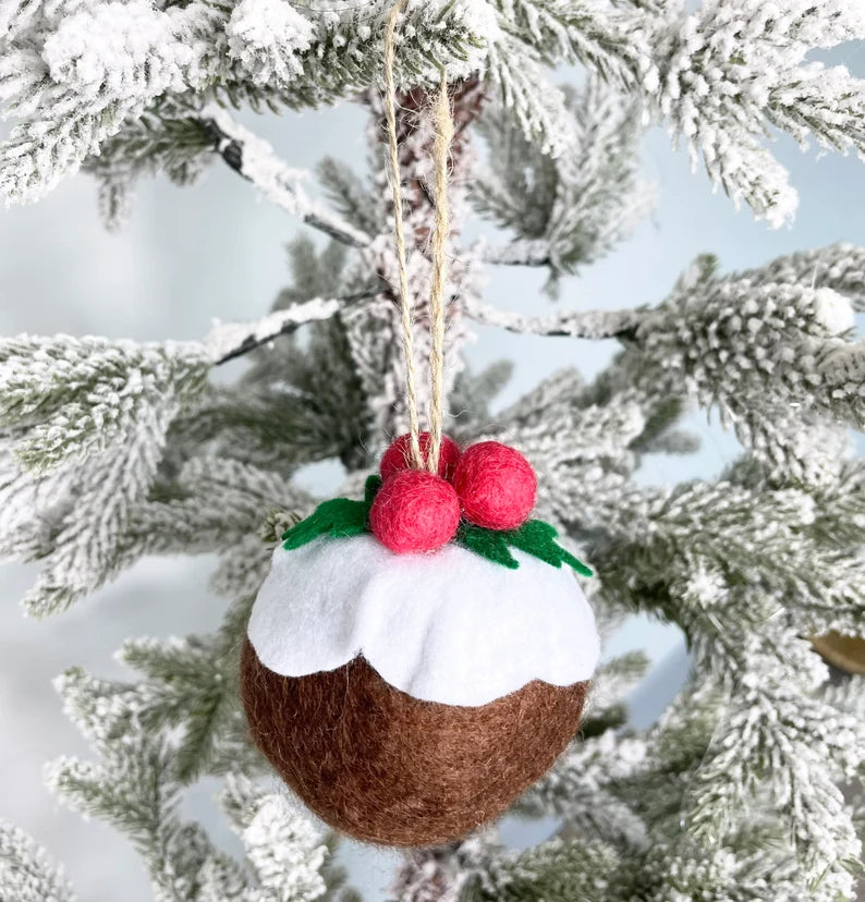 Christmas pudding bauble