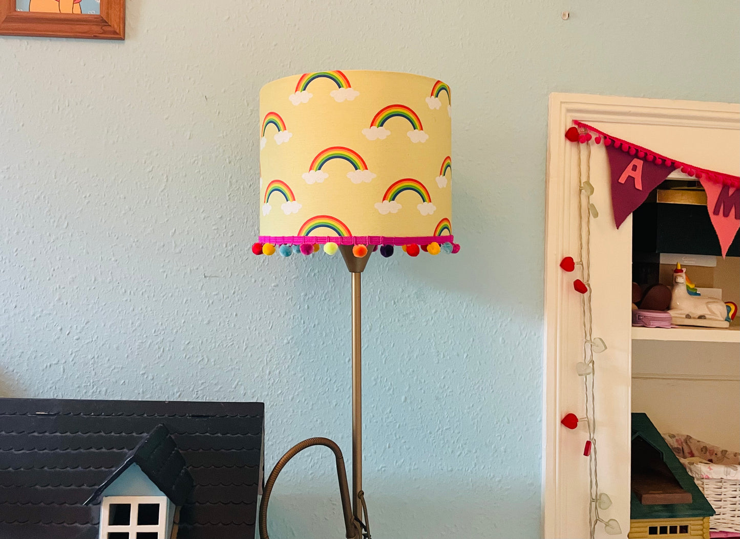Rainbow lamp, rainbow decor