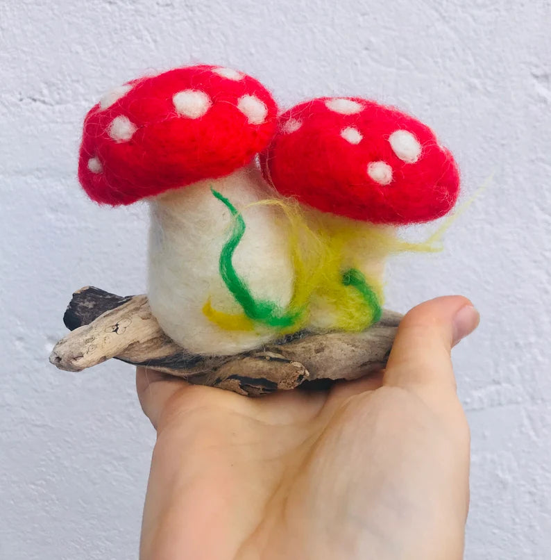 Mushroom ornament