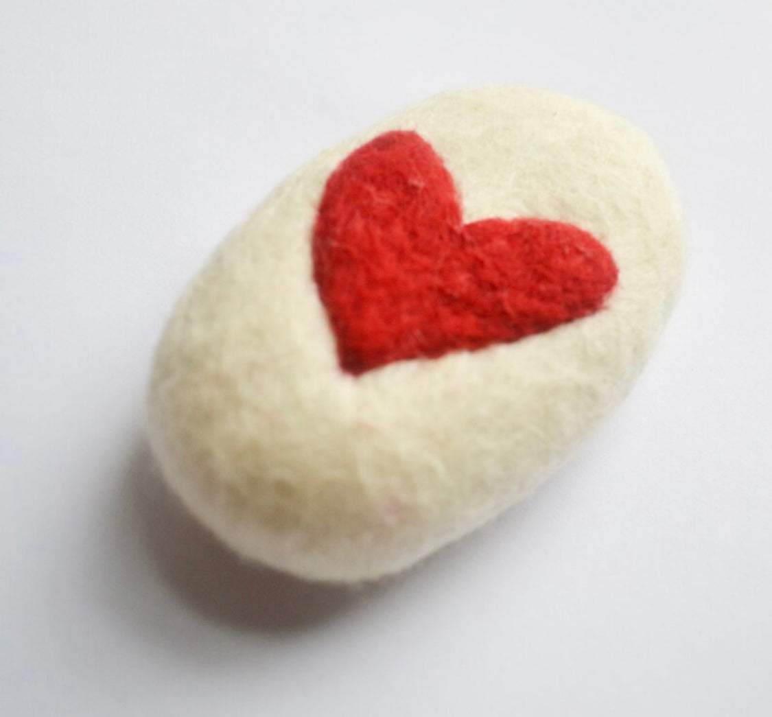 Felted heart soaps, heart soaps,